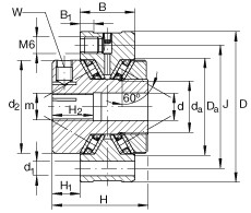 INA Original Complex Bearing ZAXFM1255 INA