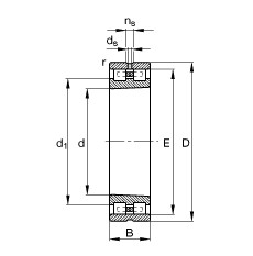 Cylindrical Roller Bearings NN3076-AS-K-M-SP FAG