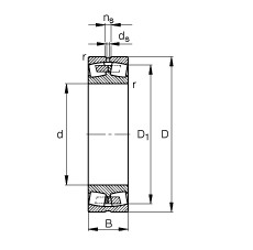 Bearing 248/1600-B-MB FAG