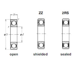 Ball Bearings 6315-2RS CRAFT