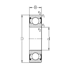 Ball Bearings 6310-RS2 NKE