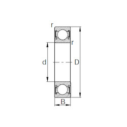 Ball Bearings 6312UU KBC