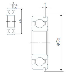 Ball Bearings 6312NR NACHI