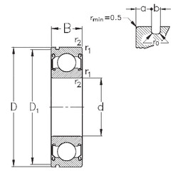 Ball Bearings 6311-2Z-N NKE