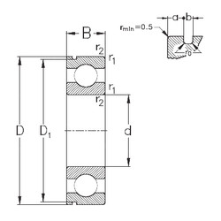 Ball Bearings 6311-N NKE