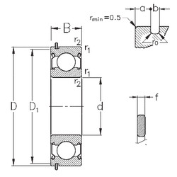 Ball Bearings 6313-2Z-NR NKE