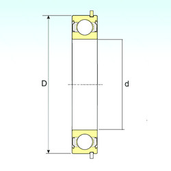 Ball Bearings 6312-ZZNR ISB