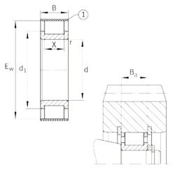 Roller Bearings RSL182320-A INA