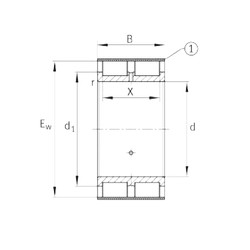 Roller Bearings RSL185017-A INA