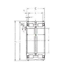 Roller Bearings SL04-5008NR FBJ