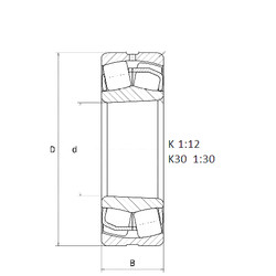 Bearing 2P26402K NTN