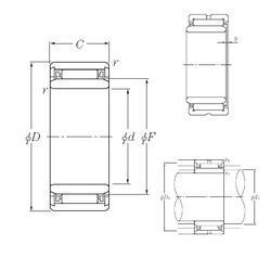 Needle Roller Bearings NK9/12T2+IR6×9×12 NTN