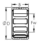 Needle Roller Bearings NK14/16 AST