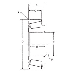 Tapered Roller Bearing 32312 FBJ