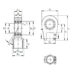 Plain Bearing GIHRK 70 DO INA