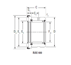 INA Original Complex Bearing RAX 415 Timken