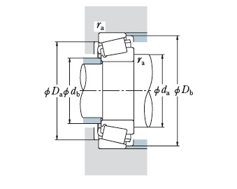 NSK Original SINGLE-ROW TAPERED ROLLER BEARING R785-1