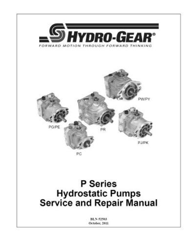Pump PE-1HQQ-DP1X-XXXX/31490027/119-0176 Hydro Gear OEM FOR TRANSAXLE