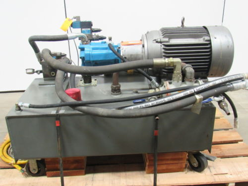 VICKERS Netheriands  T50P-VE Hydraulic Power Unit 25HP 2000PSI 33GPM 70 GalTank