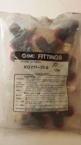 SMC FITTINGS KQV11-35S NEW (BAG OF 10)