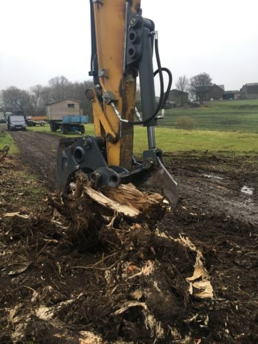 13 Malta  Ton Excavator Tree Stump Shear - Root Shear Root Harvester  CAT JCB KOMATSU