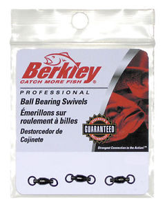 BERKLEY   CROSS LOCK BALL BEARING SNAP SWIVELS PRO BALL BEARING SWIVEL 25lb Original import