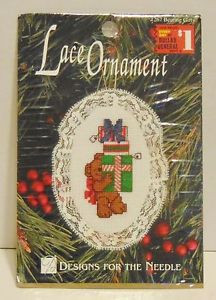 Designs   For The Needle Lace Ornament Bearing Gifts 1267 Cross Stitch kit NEW Original import