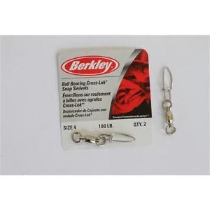 Berkley   Ball Bearing Cross-Lok Snap Swivel / Tackle / Fishing Original import