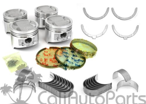 88-89   Toyota Corolla GTS MR2 1.6 DOHC 4AGEC Pistons with Rings & Engine Bearings Original import