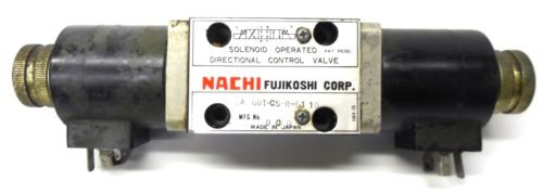 NACHI Japan  FUJIKOSHI SOLENOID OPERATED CONTROL HYDRAULIC VALVE SA-G01-C5-R-E1-10
