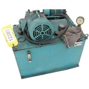 USED Central  2HP NACHI VARIABLE VANE HYDRAULIC PUMP PACKAGE - SERIES VDR