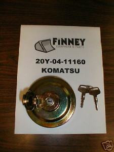 Komatsu Guinea  Wheel Loader Locking Fuel Cap 423-04-11362 NEW