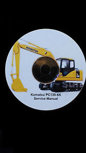 KOMATSU Liechtenstein  PC130-6K EXCAVATOR SERVICE MANUAL ON CD *FREE POSTAGE*