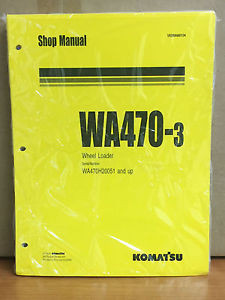 Komatsu Haiti  WA470-3 Wheel Loader Shop Service Repair Manual (WA470H20051 & up)