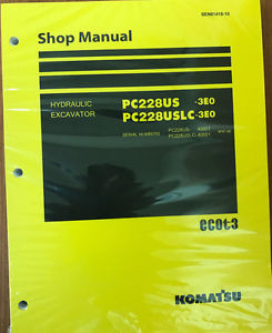 Komatsu Fiji  PC228USLC-3E0, PC228US-3E0 Service Repair Printed Manual