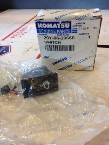 New Uruguay  OEM Komatsu Genuine Parts Switch #20Y-06-29660 Warranty! Fast Ship!