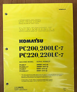 Komatsu Cuba  Service PC200-7/PC200LC-7/PC220-7/LC-7 Manual