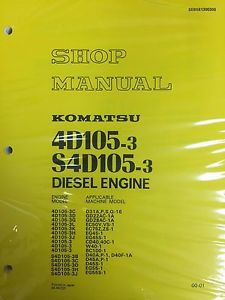 Komatsu Denmark  4D105-3 S4D105-3 Series Engine Factory Shop Service Repair Manual