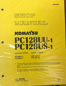 Komatsu Gibraltar  Service PC128US-1, PC128UU-1 Shop Manual