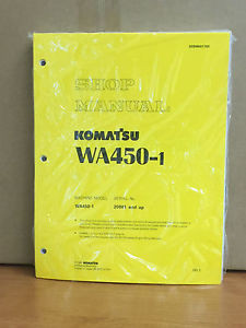 Komatsu Azerbaijan  WA450-1 Wheel Loader Shop Service Repair Manual