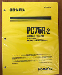 Komatsu Egypt  Service PC75R-2 Excavator Shop Manual NEW #1