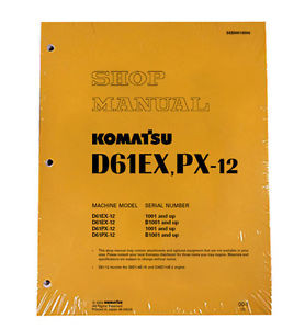 Komatsu Moldova, Republic of  Bulldozer D61EX-12, D1PX-12 Service Repair Printed Manual