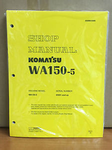 Komatsu Rep.  WA150-5 Wheel Loader Shop Service Repair Manual (H50051 & up)