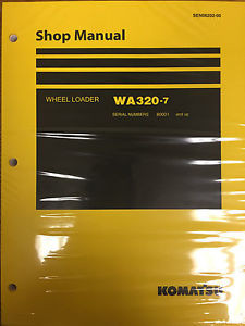 Komatsu Costa Rica  WA320-7 Wheel Loader Shop Service Repair Manual