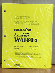 Komatsu Barbados  WA180-3, Avance Wheel Loader Shop Service Repair Manual