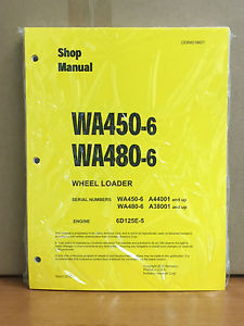 Komatsu Belarus  WA450-6, WA480-6 Wheel Loader Shop Service Repair Manual