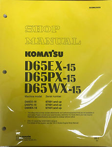 Komatsu Luxembourg  D65EX-15, D65PX-15, D65WX-15 Service Repair Printed Manual