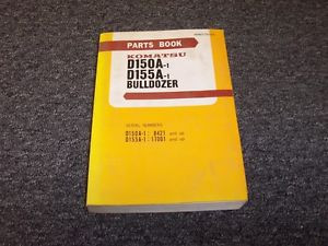 Komatsu Suriname  D150A-1 D155A-1 Bulldozer Dozer Crawler Original Parts Catalog Manual