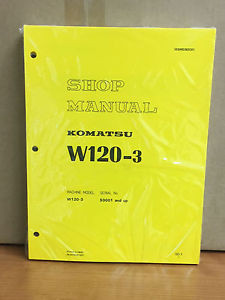 Komatsu United States of America  W120-3 Wheel Loader Shop Service Repair Manual