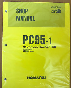 Komatsu Oman  Service PC95-1 Excavator Shop Repair Manual
